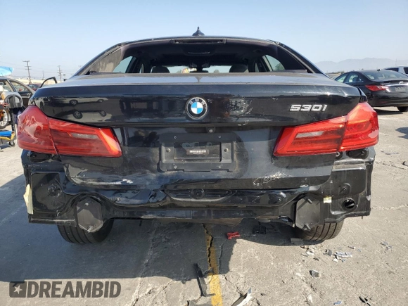 2018 BMW 5 Series 530i with VIN WBAJA5C52JWA36440, listed as a Copart auction lot 63325515 with 8,786 mi miles and Salvage title. Bid and sale history available at DreamBid. Image 6.