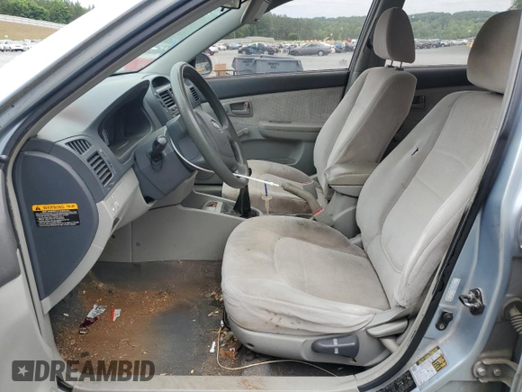 2007 Kia Spectra EX z VIN KNAFE121775389527, wystawiony jako Copart lot #56517285 z przebiegiem 340 861 mil mil oraz Szkoda całkowita • Salvage title. Historia ofert i sprzedaży dostępna na DreamBid. Obrazek 7.