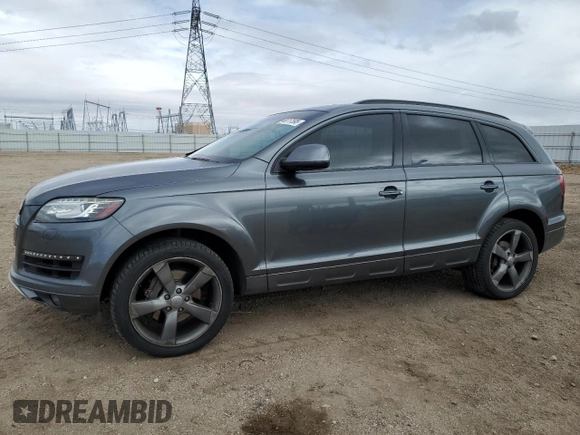 2015 Audi Q7 Premium Plus z VIN WA1LMAFE3FD015758, wystawiony jako Copart lot #48717595 z przebiegiem 139 096 mil mil oraz Szkoda całkowita • Salvage title. Historia ofert i sprzedaży dostępna na DreamBid. Obrazek 1.