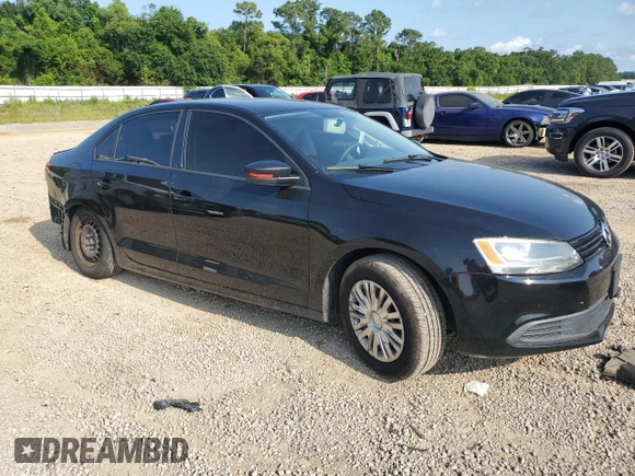 2013 Volkswagen Jetta S with VIN 3VW2K7AJ2DM236412, listed as a Copart auction lot 58314775 with 144,144 mi miles and Salvage title. Bid and sale history available at DreamBid. Image 4.