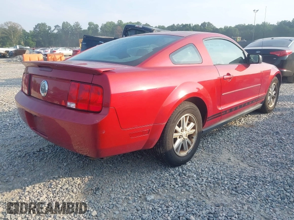 2008 Ford Mustang Deluxe with VIN 1ZVHT80N085207259, listed as a IAAI auction lot 42576121 with 122,089 mi miles and . Bid and sale history available at DreamBid. Image 4.