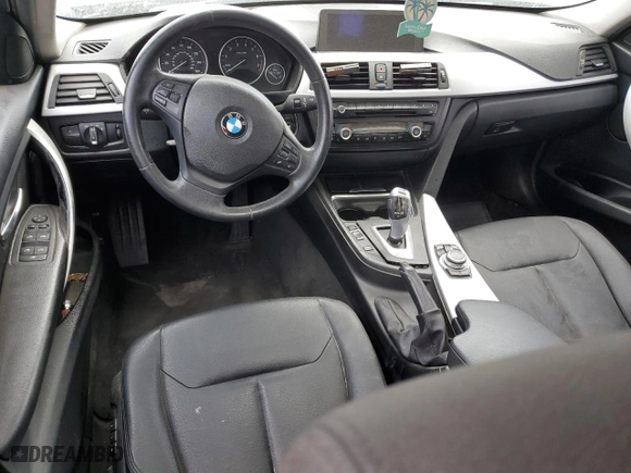 2013 BMW 3 Series 328i with VIN WBA3C1G59DNR45630, listed as a Copart auction lot 52037215 with 105,053 mi miles and Salvage Title. Bid and sale history available at carsss.com. Image 8.