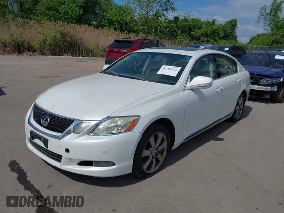 2008 Lexus GS with VIN JTHCE96S980016221, listed as a IAAI auction lot 42186022 with 208,878 mi miles. Bid and sale history available at carsss.com. Image 2.