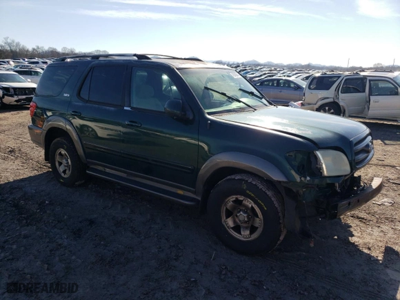 2004 Toyota Sequoia SR5 with VIN 5TDZT34A24S220925, listed as a Copart auction lot 43048845 with 258,299 mi miles and Salvage Title. Bid and sale history available at carsss.com. Image 4.