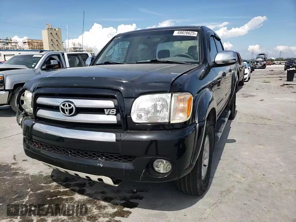 2006 Toyota Tundra SR5 with VIN 5TBET34106S509098, listed as a Copart auction lot 54881475 with 265,114 mi miles and Salvage Title. Bid and sale history available at carsss.com. Image 10.