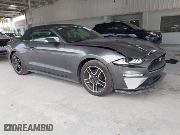 2018 Ford Mustang EcoBoost Premium with VIN 1FATP8UH8J5111817, listed as a IAAI auction lot 42426428 with 63,358 mi miles and . Bid and sale history available at DreamBid. Image 1.