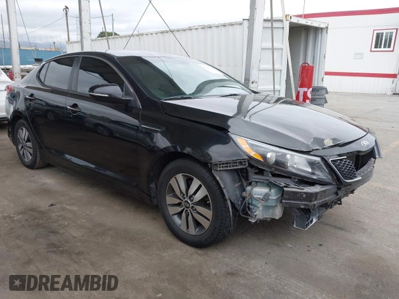 2014 Kia Optima LX with VIN 5XXGM4A7XEG280084, listed as a IAAI auction lot 42063263 with 168,052 mi miles. Bid and sale history available at carsss.com. Image 1.
