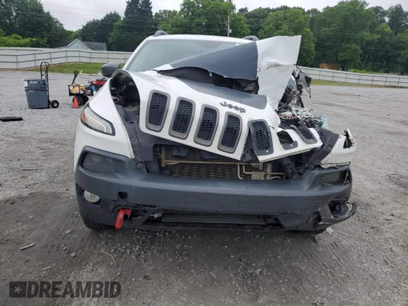 2018 Jeep Cherokee Trailhawk с VIN 1C4PJMBB8JD532673, выставлен на аукционе Copart как лот 58537105 с пробегом 185 827 миль миль и Списание • Salvage title. История ставок и продаж доступна на DreamBid. Изображение 5.
