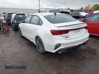 2023 Kia Forte GT with VIN 3KPF44AC4PE505989, listed as a IAAI auction lot 40869133 with 38,222 mi miles and . Bid and sale history available at carsss.com. Image 3.