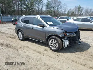 2020 Nissan Rogue SV with VIN JN8AT2MT8LW016660, listed as a IAAI auction lot 41805103 with 121,669 mi miles. Bid and sale history available at carsss.com. Image 1.