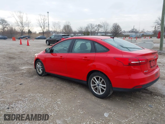2017 Ford Focus SE with VIN 1FADP3F20HL302380, listed as a IAAI auction lot 42021505 with 166,305 mi miles. Bid and sale history available at carsss.com. Image 3.