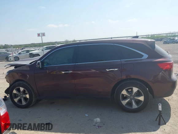 2015 Acura MDX with VIN 5FRYD3H24FB014250, listed as a IAAI auction lot 42054955 with 83,466 mi miles and . Bid and sale history available at DreamBid. Image 15.