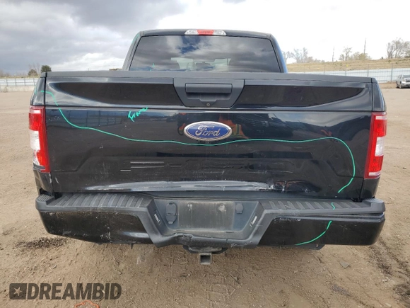 2018 Ford F-150 XL with VIN 1FTEW1E51JKE90789, listed as a Copart auction lot 51926975 with 83,707 mi miles and Salvage Title. Bid and sale history available at DreamBid. Image 6.