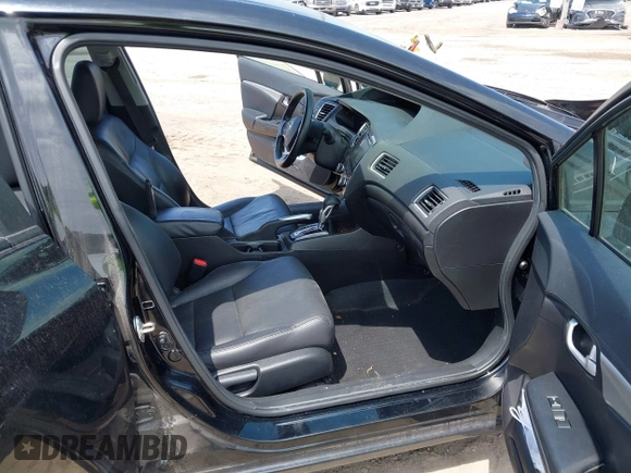 2015 Honda Civic Sedan EX-L with VIN 19XFB2F9XFE249119, listed as a IAAI auction lot 41877073 with 92,886 mi miles. Bid and sale history available at carsss.com. Image 5.