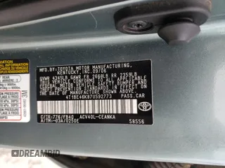 2007 Toyota Camry CE with VIN 4T1BE46K87U592773, listed as a Copart auction lot 53147595 with 164,364 mi miles and Salvage Title. Bid and sale history available at carsss.com. Image 12.