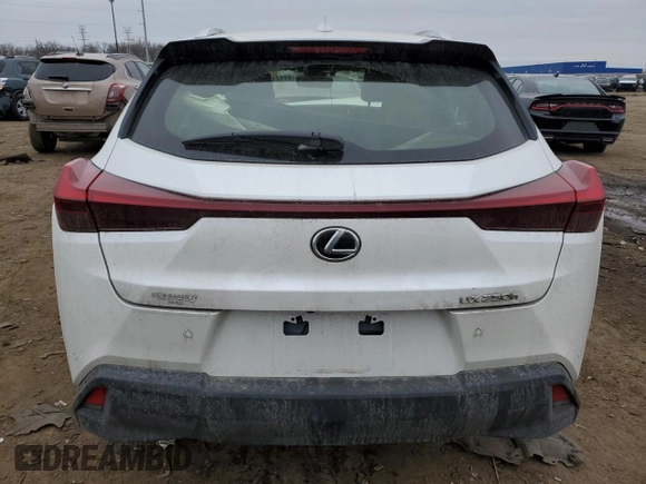 2023 Lexus UX 250h Premium z VIN JTHP6JBH1P2145423, wystawiony jako Copart lot #47424085 z przebiegiem 8 883 mil mil oraz Czysty tytuł • Clean title. Historia ofert i sprzedaży dostępna na DreamBid. Obrazek 6.