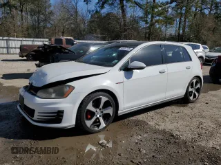 2015 Volkswagen GTI SE with VIN 3VW4T7AU2FM008901, listed as a Copart auction lot 48587105 with 1,477 mi miles and Salvage Title. Bid and sale history available at DreamBid. Image 1.