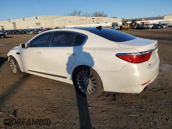 2016 Kia K900 Luxury with VIN KNALW4D41G6031150, listed as a Copart auction lot 84642644 with 128,068 mi miles and Salvage Title. Bid and sale history available at carsss.com. Image 2.