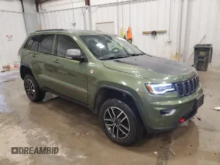 2019 Jeep Grand Cherokee Trailhawk with VIN 1C4RJFLG5KC810600, listed as a Copart auction lot 43541915 with 82,165 mi miles and Salvage title. Bid and sale history available at DreamBid. Image 4.