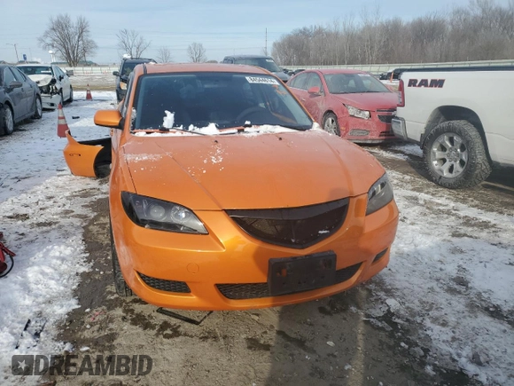2006 Mazda 3 i with VIN JM1BK12F661446313, listed as a Copart auction lot 84544614 with 211,081 mi miles and Salvage Title. Bid and sale history available at carsss.com. Image 5.