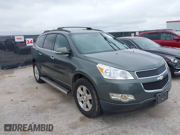 2011 Chevrolet Traverse 1LT z VIN 1GNKRGED0BJ204837, wystawiony jako IAAI lot #42203555 z przebiegiem Nie podano mil oraz . Historia ofert i sprzedaży dostępna na DreamBid. Obrazek 1.