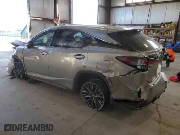 2020 Lexus RX 450h F Sport Performance z VIN 2T2YGMDA7LC044155, wystawiony jako Copart lot #78403684 z przebiegiem 165 656 mil mil oraz Szkoda całkowita • Salvage title. Historia ofert i sprzedaży dostępna na DreamBid. Obrazek 2.