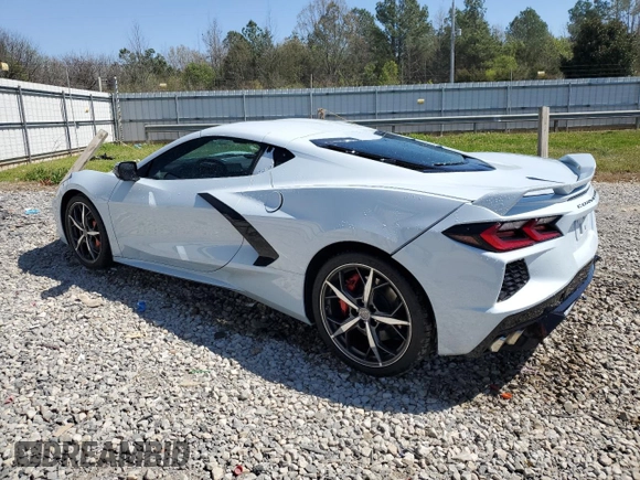 2021 Chevrolet Corvette 1LT with VIN 1G1YA2D47M5106990, listed as a Copart auction lot 46452494 with 12,665 mi miles and Salvage Title. Bid and sale history available at carsss.com. Image 2.