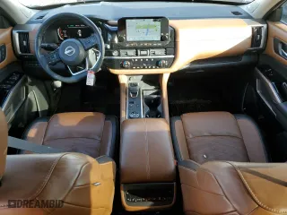 2022 Nissan Pathfinder Platinum with VIN 5N1DR3DJ3NC258025, listed as a Copart auction lot 44277415 with 44,531 mi miles and Salvage Title. Bid and sale history available at carsss.com. Image 8.