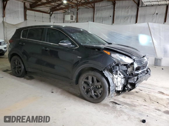 2022 Kia Sportage LX with VIN KNDPMCAC2N7998213, listed as a Copart auction lot 51130225 with 33,555 mi miles and Salvage Title. Bid and sale history available at carsss.com. Image 4.