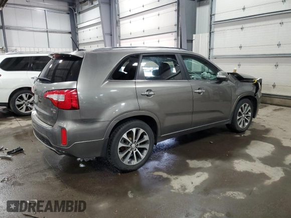 2014 Kia Sorento SX with VIN 5XYKWDA78EG477870, listed as a Copart auction lot 48253995 with 141,640 mi miles and Salvage Title. Bid and sale history available at carsss.com. Image 3.