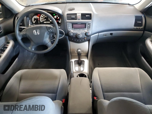 2007 Honda Accord EX с VIN 1HGCM56767A203628, выставлен на аукционе Copart как лот 54379755 с пробегом 106 556 миль миль и Списание • Salvage title. История ставок и продаж доступна на DreamBid. Изображение 8.