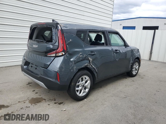 2025 Kia Soul LX with VIN KNDJ23AU7S7260777, listed as a Copart auction lot 53565795 with 1,392 mi miles and Salvage Title. Bid and sale history available at carsss.com. Image 3.