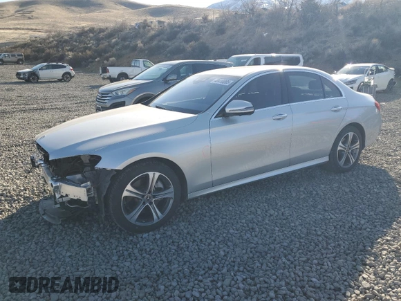 2019 Mercedes-Benz E-Class E 300 with VIN WDDZF4KB1KA599828, listed as a Copart auction lot 48410095 with 46,444 mi miles and Salvage Title. Bid and sale history available at carsss.com. Image 1.