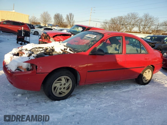1998 Ford Escort LX z VIN 1FAFP10P2WW303270, wystawiony jako Copart lot #87588365 z przebiegiem 142 743 mil mil oraz Szkoda całkowita • Salvage title. Historia ofert i sprzedaży dostępna na DreamBid. Obrazek 1.