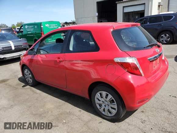 2014 Toyota Yaris L with VIN VNKJTUD39EA011112, listed as a Copart auction lot 50641764 with 109,170 mi miles and Salvage Title. Bid and sale history available at carsss.com. Image 2.