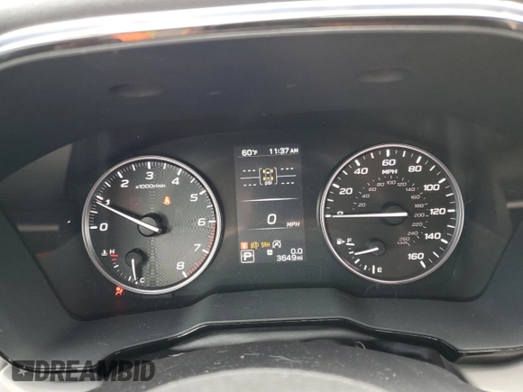 2025 Subaru Legacy Premium с VIN 4S3BWAF65S3010128, выставлен на аукционе Copart как лот 57115155 с пробегом 3 649 миль миль и Списание • Salvage title. История ставок и продаж доступна на DreamBid. Изображение 9.