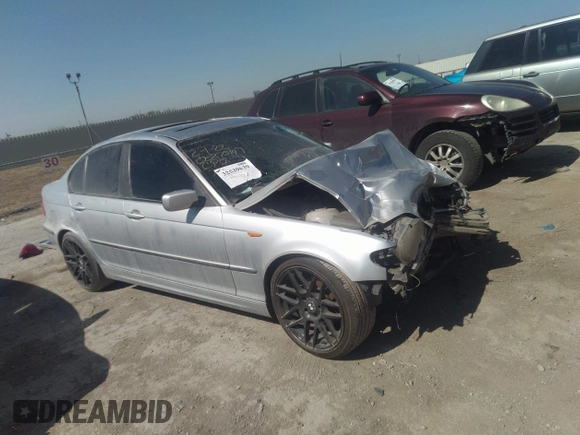 2002 BMW 3 Series 325i with VIN WBAET374X2NJ21581, listed as a IAAI auction lot 42120696 with 247,218 mi miles and . Bid and sale history available at DreamBid. Image 1.