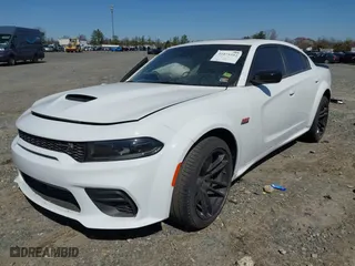 2023 Dodge Charger Scat Pack Widebody with VIN 2C3CDXGJ5PH659808, listed as a IAAI auction lot 41075552 with 11,011 mi miles. Bid and sale history available at carsss.com. Image 17.