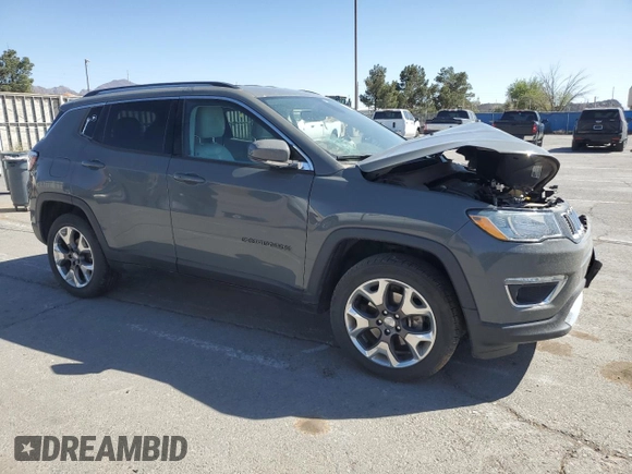 2020 Jeep Compass Limited z VIN 3C4NJDCB0LT215585, wystawiony jako Copart lot #50171655 z przebiegiem 105 579 mil mil oraz Szkoda całkowita • Salvage title. Historia ofert i sprzedaży dostępna na DreamBid. Obrazek 4.