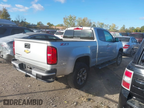 2017 Chevrolet Colorado 4WD Z71 with VIN 1GCHTDEN7H1315843, listed as a IAAI auction lot 40561859 with 38,901 mi miles. Bid and sale history available at carsss.com. Image 4.