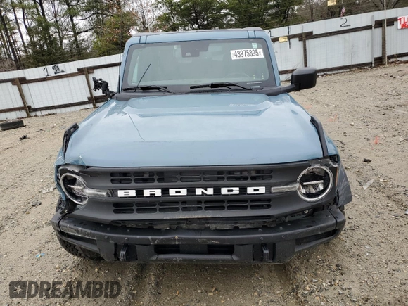 2022 Ford Bronco with VIN 1FMEE5BP0NLB66468, listed as a Copart auction lot 48975895 with 11,837 mi miles and Salvage Title. Bid and sale history available at carsss.com. Image 5.