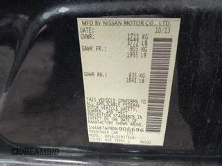 2013 Nissan Sentra SV with VIN 1N4AB7AP9DN906696, listed as a IAAI auction lot 41668608 with 72,207 mi miles. Bid and sale history available at carsss.com. Image 9.