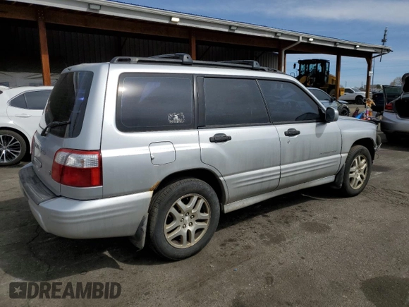 2002 Subaru Forester S w/Premium Pkg with VIN JF1SF65612H752985, listed as a Copart auction lot 49182135 with 232,839 mi miles and Salvage Title. Bid and sale history available at carsss.com. Image 3.