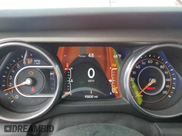 2018 Jeep Wrangler Unlimited Sport с VIN 1C4HJXDG0JW197511, выставлен на аукционе Copart как лот 57361775 с пробегом 95 830 миль миль и Списание • Salvage title. История ставок и продаж доступна на DreamBid. Изображение 9.