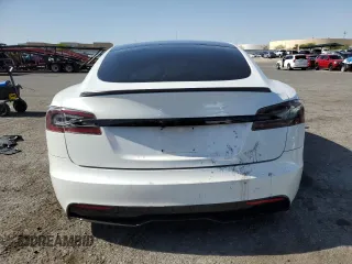 2021 Tesla Model S Long Range with VIN 5YJSA1E59MF441715, listed as a Copart auction lot 56667755 with Not provided miles and Salvage title. Bid and sale history available at DreamBid. Image 6.