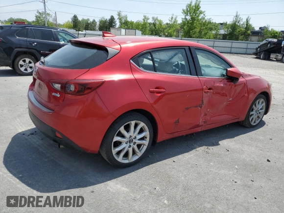 2015 Mazda 3 S Grand Touring with VIN JM1BM1M38F1274301, listed as a Copart auction lot 59513355 with 95,239 mi miles and Salvage title. Bid and sale history available at DreamBid. Image 3.