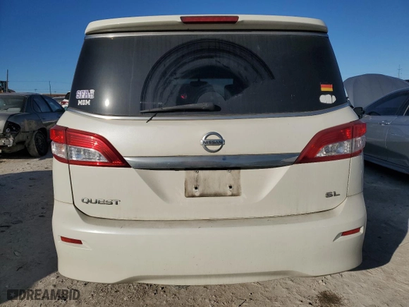 2014 Nissan Quest SV with VIN JN8AE2KPXE9105275, listed as a Copart auction lot 84503414 with 226,095 mi miles and Clean Title. Bid and sale history available at carsss.com. Image 6.