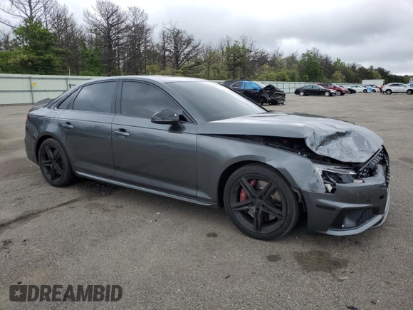 2019 Audi S4 Premium Plus z VIN WAUB4AF48KA115193, wystawiony jako Copart lot #58429795 z przebiegiem 53 054 mil mil oraz Szkody całkowita. Historia ofert i sprzedaży dostępna na DreamBid. Obrazek 4.