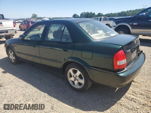 2002 Mazda Protege DX with VIN JM1BJ225121567924, listed as a Copart auction lot 54847545 with 93,653 mi miles and Salvage Title. Bid and sale history available at DreamBid. Image 2.