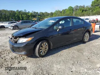 2012 Honda Civic LX z VIN 19XFB2F57CE083408, wystawiony jako Copart lot #56514555 z przebiegiem 202 642 mil mil oraz Szkoda całkowita • Salvage title. Historia ofert i sprzedaży dostępna na DreamBid. Obrazek 1.